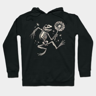 Dandelion Frog, Dandelion Skeleton Frog Hoodie